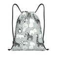 thumbnail image 1 of Bingfone African Animals Drawstrings Backpacks Bags For Men Women Gym Drawstrings Bag, 1 of 9