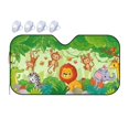 thumbnail image 1 of Bingfone African Animals In The Jungle Car Windshield Sunshade,Sun Foldable Sun Shield Sun Visor For Car - Medium, 1 of 8