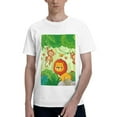 thumbnail image 1 of Bingfone African Animals In The Jungle Men'S Loose Fit Short-Sleeve Pocket T-Shirt, 1 of 7