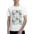 thumbnail image 1 of Bingfone African Animals Men'S Loose Fit Short-Sleeve Pocket T-Shirt, 1 of 7