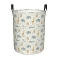 thumbnail image 1 of Bingfone African Animals Waterproof Foldable Laundry Hamper Bucket with Handles for Storage Bin,Clothes Hamper (Small ), 1 of 6
