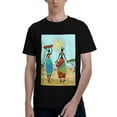thumbnail image 1 of Bingfone African Women Men'S Loose Fit Short-Sleeve Pocket T-Shirt, 1 of 7