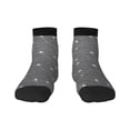 thumbnail image 1 of Bingfone Airplane Routes Around The World Design Patterned Men'S Women'S Casual Cotton Socks, 1 of 9