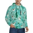 thumbnail image 1 of Bingfone Alapaca In Boho Men'S Drawstring Hoodie Long Sleeve Pocket Sweatshirts-Large, 1 of 9