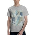 thumbnail image 1 of Bingfone Algae Corals And Seashells Men'S Loose Fit Short-Sleeve Pocket T-Shirt, 1 of 7