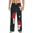 thumbnail image 1 of Bingfone Amanita Mushroom Mens All Over Print Sleep Pajama Pants-Small, 1 of 9