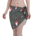 thumbnail image 1 of Bingfone Amanita Mushroom Women's Sarong Swimsuit Cover Ups Bathing Suit Coverups Chiffon Beach Wrap Skirts, 1 of 7