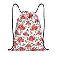 thumbnail image 1 of Bingfone Amanita Red Mushroom Drawstrings Backpacks Bags for Men Women Gym Drawstrings Bag-Small, 1 of 8