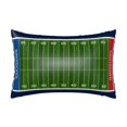Bingfone American Football Field Print Satin Pillowcase for Hair