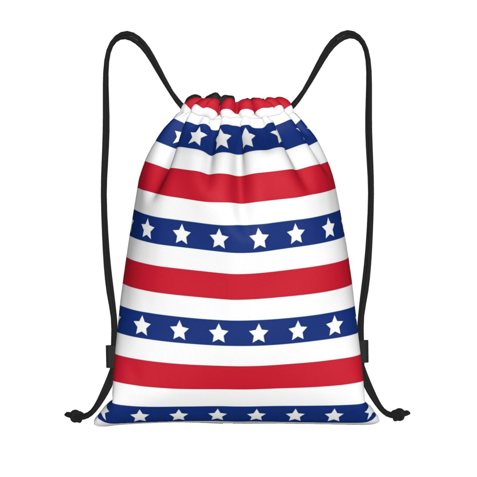 Bingfone American Patriotic Stars And Stripes Drawstrings Backpacks ...