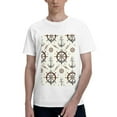 thumbnail image 1 of Bingfone Anchor With Rope Men'S Loose Fit Short-Sleeve Pocket T-Shirt, 1 of 7
