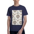 thumbnail image 1 of Bingfone Anchor With Rope Men'S Loose Fit Short-Sleeve Pocket T-Shirt, 1 of 7