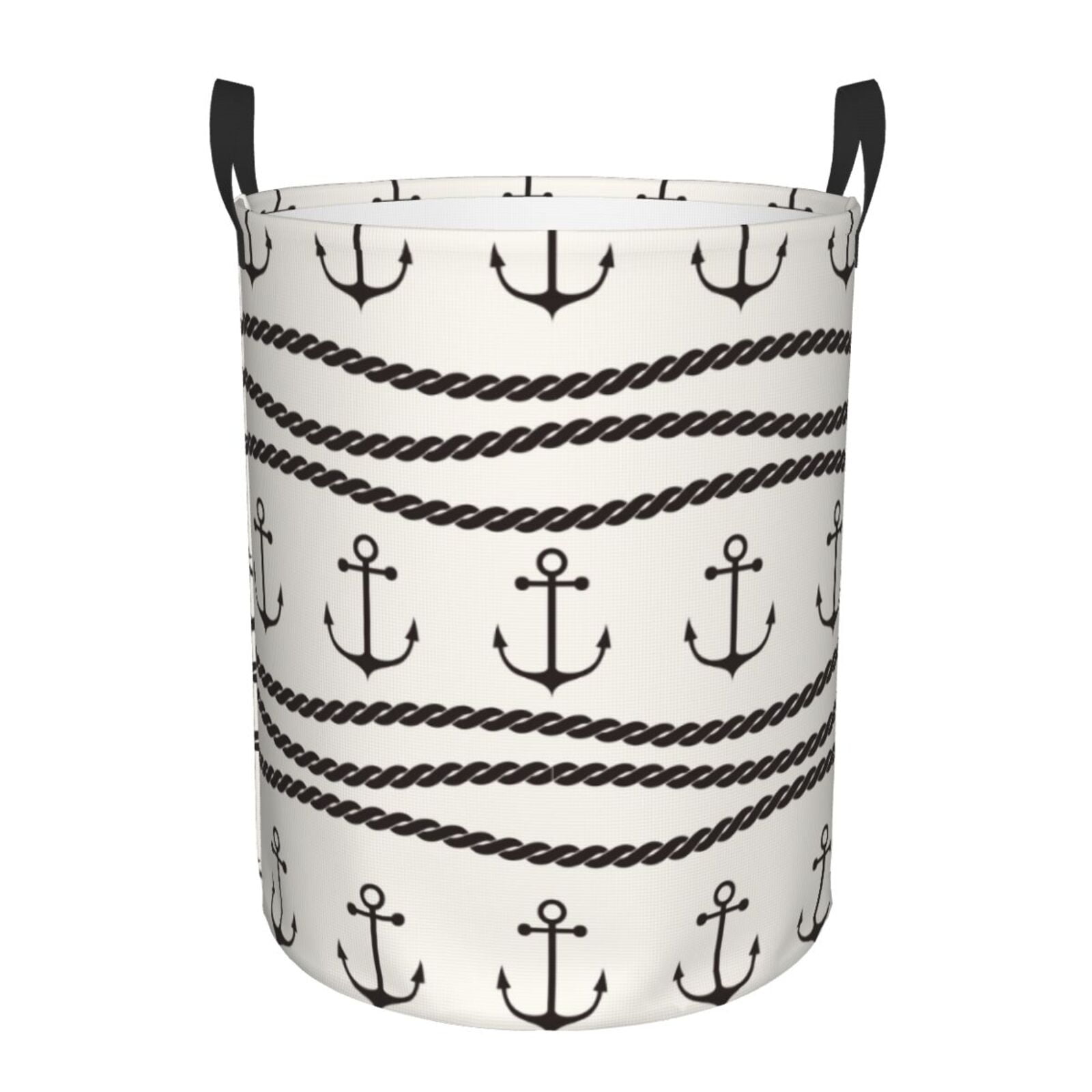 Bingfone Anchors And Ropes Waterproof Foldable Laundry Hamper Bucket