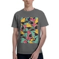 thumbnail image 1 of Bingfone Angry Shark Pattern Men'S Loose Fit Short-Sleeve Pocket T-Shirt, 1 of 7