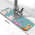 Bingfone Animal Meditation Print Splash Guard for Sink Faucet,Super