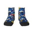 thumbnail image 1 of Bingfone Animals Rescue Team Design Patterned Men'S Women'S Casual Cotton Socks, 1 of 9