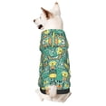 thumbnail image 1 of Bingfone Animals with Leaf Dog Clothes Hoodie, Pet Winter Coat,Puppy Sweatshirts for Small Dogs Boy Girl,Suitable for All Breeds-XX-Large, 1 of 6