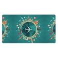 thumbnail image 1 of Bingfone Around The Planet Large Gaming Mouse Pad,Extended Desk Mousepad With Stitched Edges,Non-Slip Base,Water Resist Keyboard Pad For Gamer, Office & Home, 29.5 X 16 In, 1 of 9
