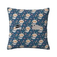 thumbnail image 1 of Bingfone Astronaut Corgi Dog Linen Throw Pillow Covers Cushion Case Pocket Button Vintage Farmhouse Pillowcase-16"x16", 1 of 9