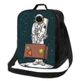 thumbnail image 1 of Bingfone Astronaut Traveler With Suitcase Reusable Insulated Lunch Bag Cooler For Work School Picnic Or Travel, 1 of 7