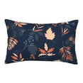 thumbnail image 1 of Bingfone Autumn Leaves With Blue Standard Size Pillowcase, Long Staple Pure Cotton Envelope Closure Pillow Cover,14"X20", 1 of 9