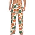 thumbnail image 1 of Bingfone Autumn Pumpkins Mens All Over Print Sleep Pajama Pants-Small, 1 of 5