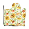thumbnail image 1 of Bingfone Autumn Theme Print Oven Mitts Pot Holders Set 2 PCS for Kitchen for Cooking Grilling Baking BBQ Pot Holders Cook Essentials, 1 of 7
