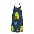 thumbnail image 1 of Bingfone Avocado In Space Apron Gifts For Men, Women Professional Grade Chef Apron For Kitchen,Bbq & Grill, 1 of 8