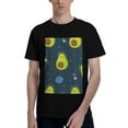 thumbnail image 1 of Bingfone Avocado In Space Men'S Loose Fit Short-Sleeve Pocket T-Shirt, 1 of 7
