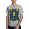 thumbnail image 1 of Bingfone Avocado In Space Men'S Loose Fit Short-Sleeve Pocket T-Shirt, 1 of 7