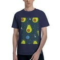thumbnail image 1 of Bingfone Avocado In Space Men'S Loose Fit Short-Sleeve Pocket T-Shirt, 1 of 7