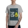 thumbnail image 1 of Bingfone Avocado In Space1 Men'S Loose Fit Short-Sleeve Pocket T-Shirt, 1 of 7