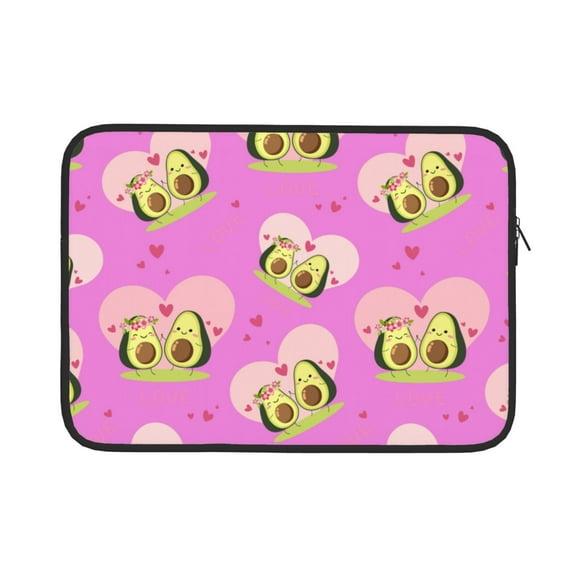 Bingfone Avocado Lovers Laptop Sleeve Case 13 Inch, 360° Protective Computer Carrying Bag