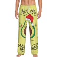 thumbnail image 1 of Bingfone Avocado Merry Christmas Mens All Over Print Sleep Pajama Pants-Xx-Large, 1 of 9