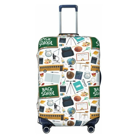 Bingfone Back To School A Luggage Cover Washable Suitcase Cover Protector Anti-scratch Suitcase cover Fits 18-32 Inch Luggage