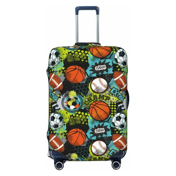 Bingfone Balls Luggage Cover Washable Suitcase Cover Protector Anti-scratch Suitcase cover Fits 18-32 inch Luggage