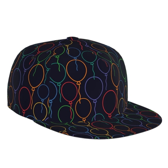 Bingfone Baseball Cap,Snapback Trucker Hat for Men & Women with Adjustable-Colorful Balloons