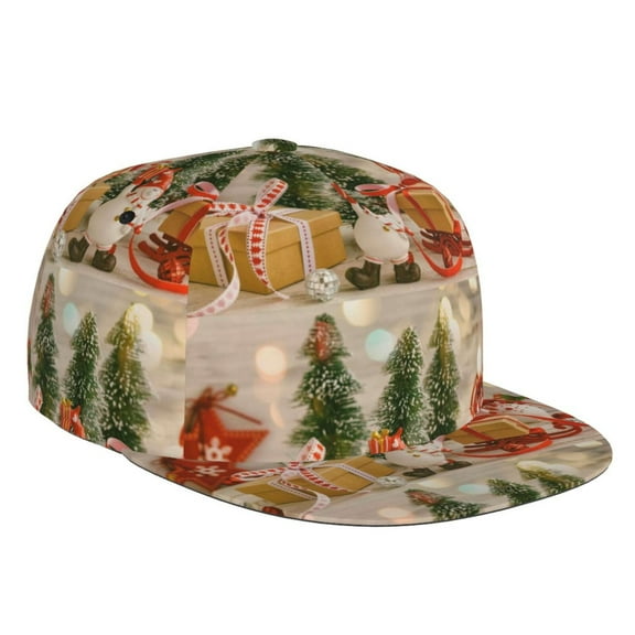 Bingfone Baseball Cap,Snapback Trucker Hat for Men & Women with Adjustable-Holiday Christmas Stars
