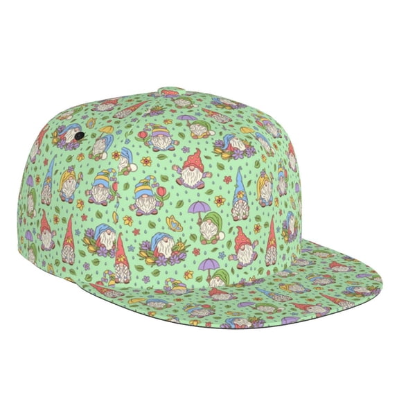 Bingfone Baseball Cap,Snapback Trucker Hat for Men & Women with Adjustable-Spring Gnomes