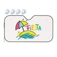 thumbnail image 1 of Bingfone Beach Car Windshield Sunshade,Sun Foldable Sun Shield Sun Visor For Car - Small, 1 of 8