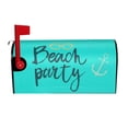 thumbnail image 1 of Bingfone Beach Party Magnetic Mailbox Cover Standard Size For Garden Yard Outdoor Decorations-25.5x21 In, 1 of 7