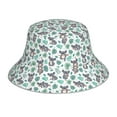thumbnail image 1 of Bingfone Bears and Tropical Leaves Bucket Hat for Men Women,Packable Reversible Printed Sun Hats,Fisherman Outdoor Travel Hiking Beach Caps, 1 of 9