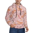 thumbnail image 1 of Bingfone Beautiful Fox Men's Drawstring Hoodie Long Sleeve Pocket Sweatshirts-3X-Large, 1 of 6