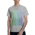 thumbnail image 1 of Bingfone Beautiful Glitter Men'S Loose Fit Short-Sleeve Pocket T-Shirt, 1 of 7