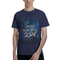 thumbnail image 1 of Bingfone Beautiful New Year 2024 Men'S Loose Fit Short-Sleeve Pocket T-Shirt, 1 of 7