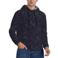 thumbnail image 1 of Bingfone Beautiful Roses Men's Drawstring Hoodie Long Sleeve Pocket Sweatshirts-Large, 1 of 6