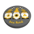 thumbnail image 1 of Bingfone Bee Kind Padded Round Bar Stool Cover Cushion with Elastic Fabric Round Chair Seat - Bee Kind, 1 of 7