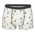 thumbnail image 1 of Bingfone Bee Men's Underwear - Casual Stretch Boxer Briefs-Large, 1 of 7