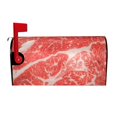 thumbnail image 1 of Bingfone Beef Steaks Magnetic Mailbox Cover Standard Size For Garden Yard Outdoor Decorations-25.5x21 In, 1 of 7