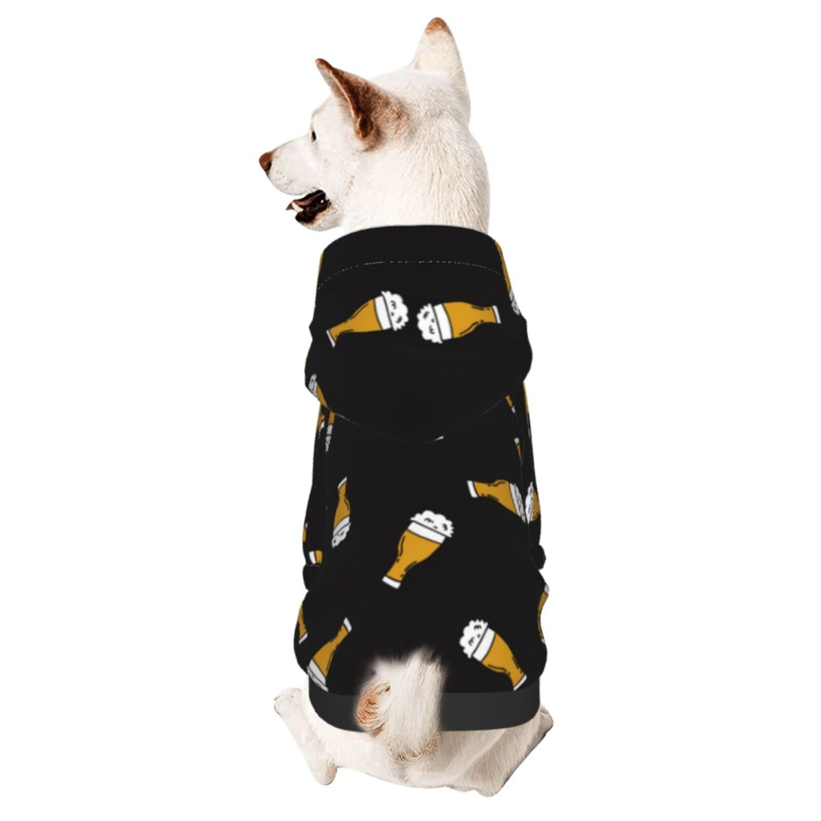 Bingfone Beer Dog Clothes Hoodie, Pet Winter Coat,Puppy Sweatshirts for